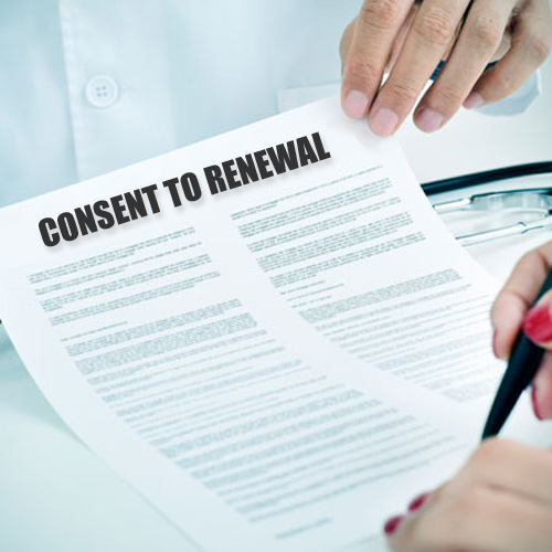 Consent to Renewal